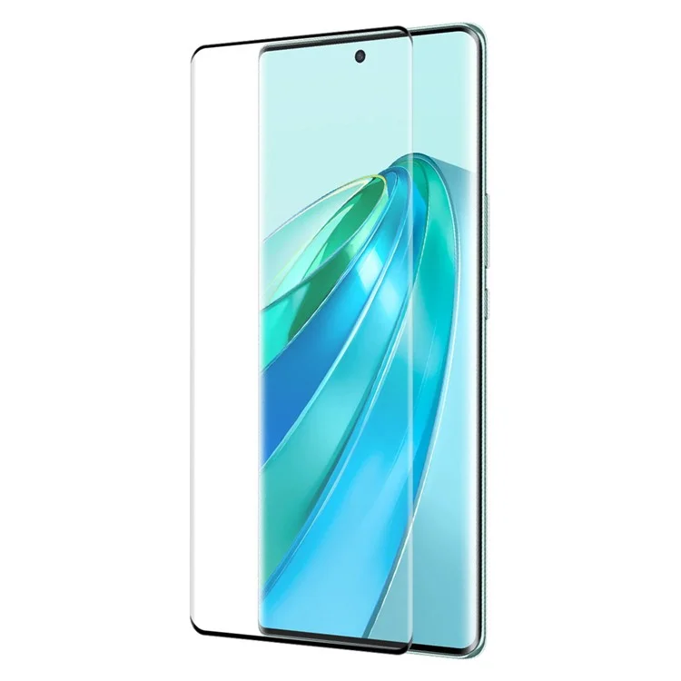ENKAY HAT PRINCE Para Honor X9a 5G / X40 5G / Magic5 Lite 5G Protector de pantalla de vidrio templado 3D curvo de toda la pantalla con pegamento lateral