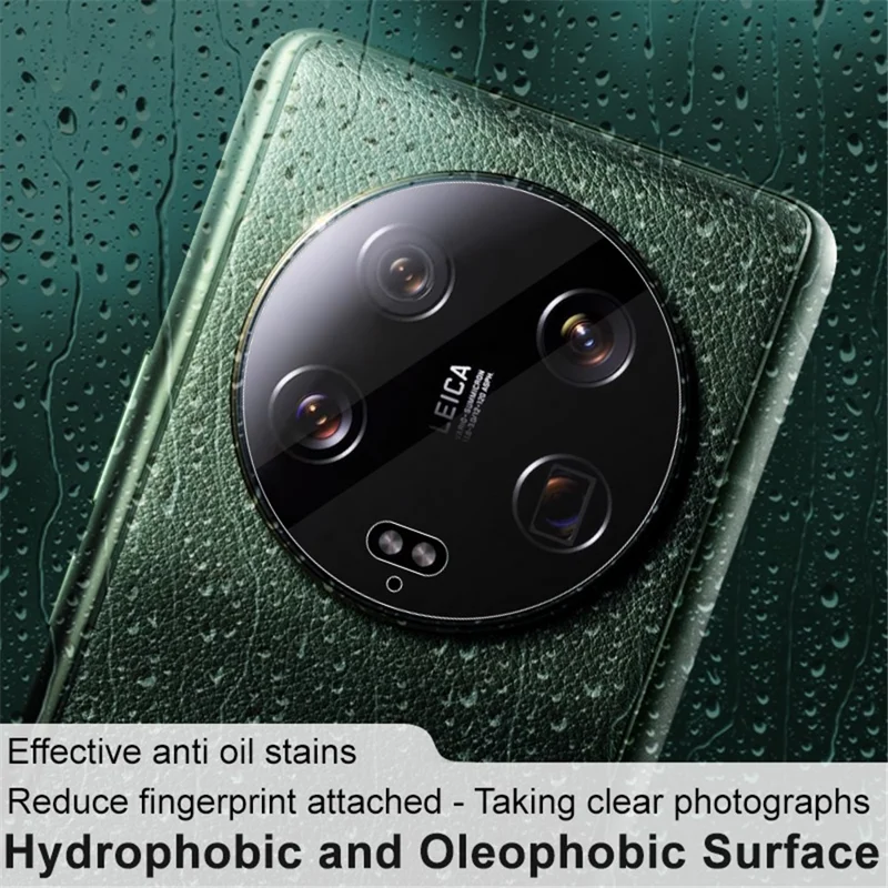 IMAK Set da 2 pezzi / Pellicola per obiettivo fotocamera per Xiaomi 13 Ultra, Protezione per obiettivo in vetro temperato resistente ai graffi e trasparente