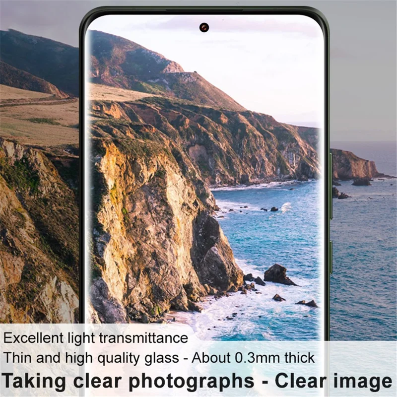 IMAK Set da 2 pezzi / Pellicola per obiettivo fotocamera per Xiaomi 13 Ultra, Protezione per obiettivo in vetro temperato resistente ai graffi e trasparente
