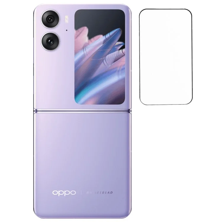 Für Oppo Find N2 Flip 5G Rear Small Screen Protector Tempered Glass 3D Curved Full Cover Screen Film