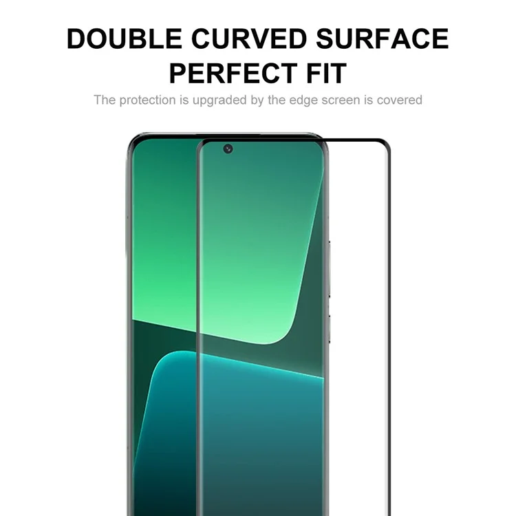 ENKAY HAT PRINCE 2PCS For Xiaomi 13 Pro 5G / 13 Ultra , 0.26mm 9H Tempered Glass Film Full Glue 3D Curved Edge Full Screen Protector