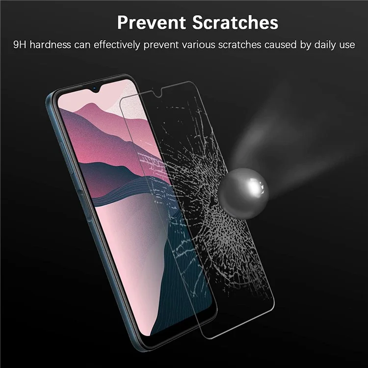 Para Samsung Galaxy A34 5G 2.5D Arc Edge Película de Vidrio Templado HD Libre de Huellas Dactilares Protector de Pantalla