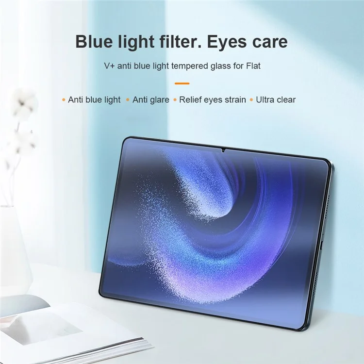 NILLKIN V+ Series For Xiaomi Pad 6 / Pad 6 Pro Anti-Blue-Ray ACG Glass Screen Protector Ultra Clear Anti-Scratch Screen Film
