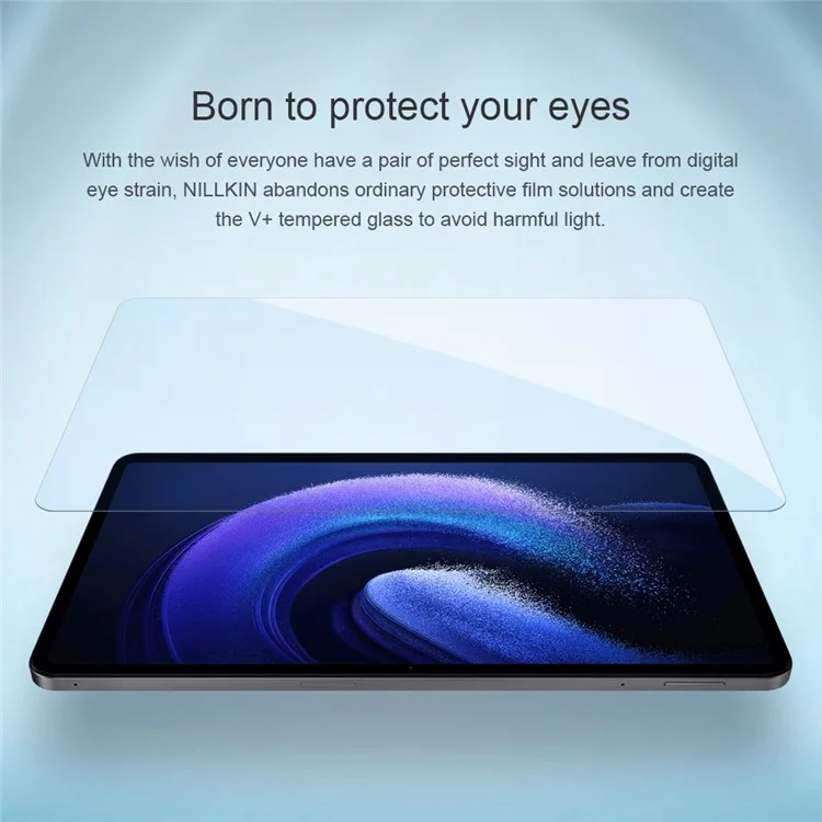 NILLKIN V+ Series For Xiaomi Pad 6 / Pad 6 Pro Anti-Blue-Ray ACG Glass Screen Protector Ultra Clear Anti-Scratch Screen Film