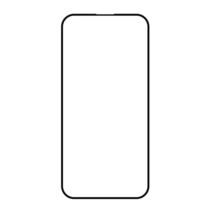 RURIHAI Screen Protector for iPhone 15 High Aluminum-silicon Glass Full Glue Secondary Hardening Film