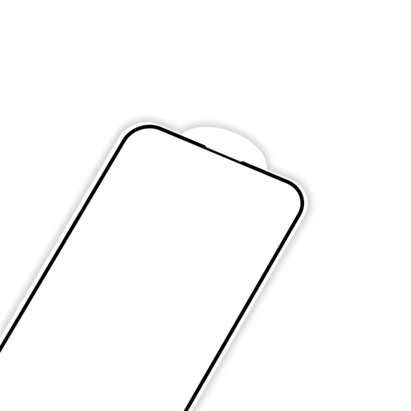 RURIHAI Screen Protector for iPhone 15 High Aluminum-silicon Glass Full Glue Secondary Hardening Film