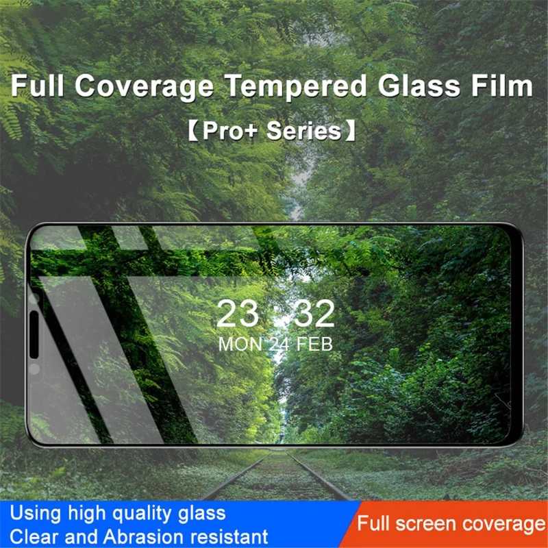 IMAK Pro+ Series for Huawei Enjoy 60X  / nova Y91 4G Tempered Glass Phone Full Screen Protector HD Clear Anti-explosion Film