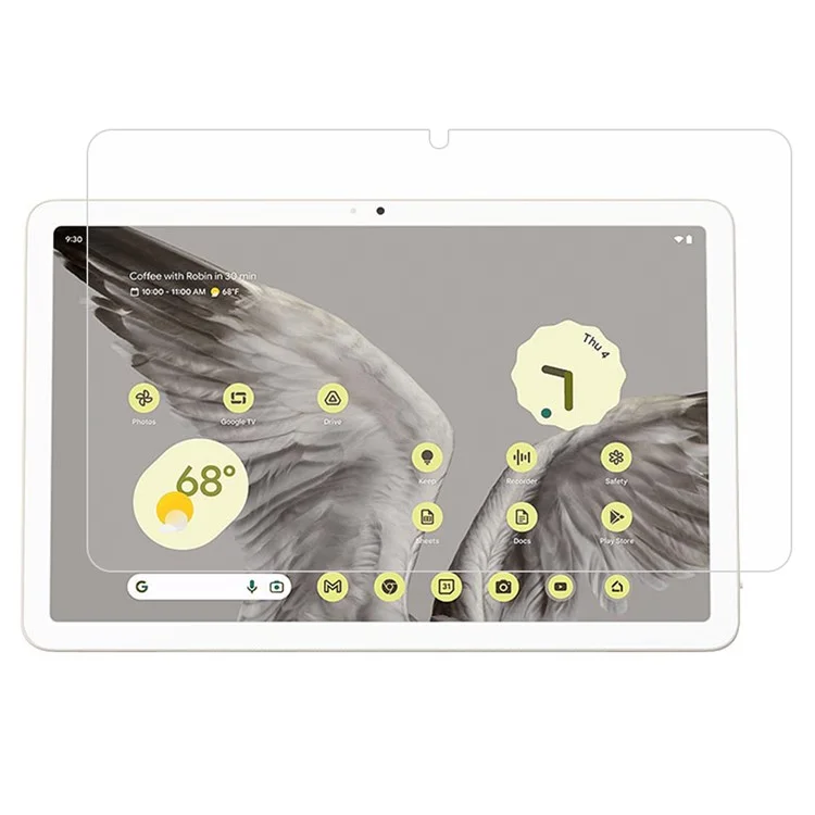 For Google Pixel Tablet Straight Edge Screen Protector 2.5D Tempered Glass Transparent Film Guard