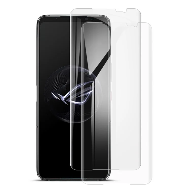 IMAK 2 piezas / Conjunto de película de hidrogel III para Asus ROG Phone 7 5G / Phone 7 Pro / Phone 7 Ultimate 5G Protector de pantalla de TPU transparente