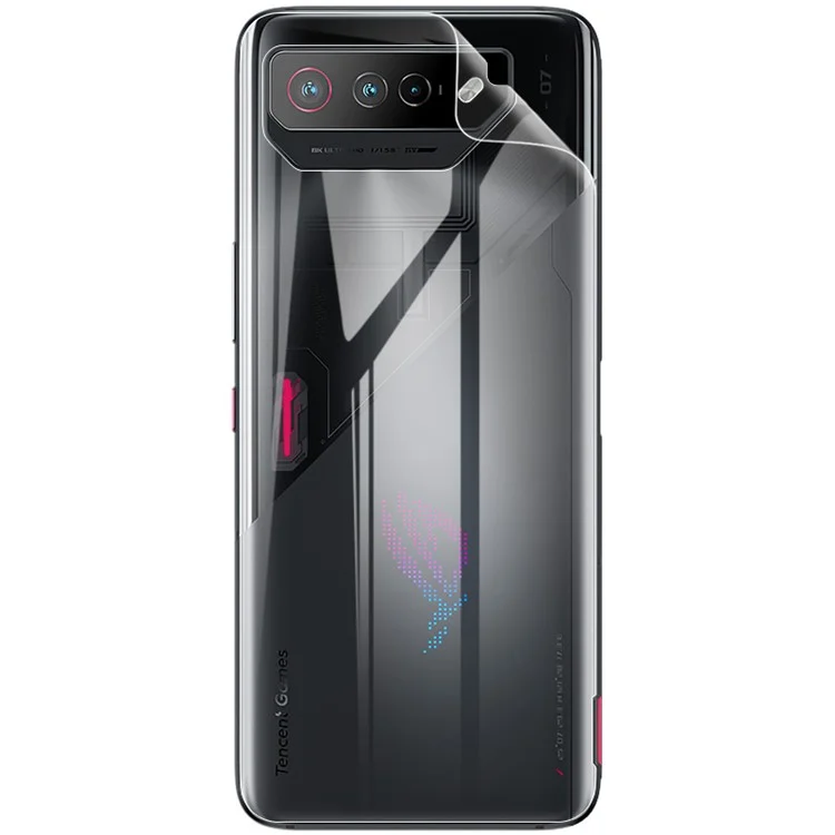 IMAK 2Pcs / Conjunto de película hidrogel III para Asus ROG Phone 7 5G Película protectora transparente para la parte posterior del teléfono