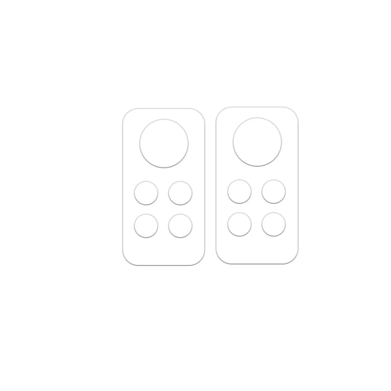 2Pcs / Set For Xiaomi Redmi Note 12 Pro 4G Camera Lens Protector 3D Arc Edge Tempered Glass Phone Lens Film