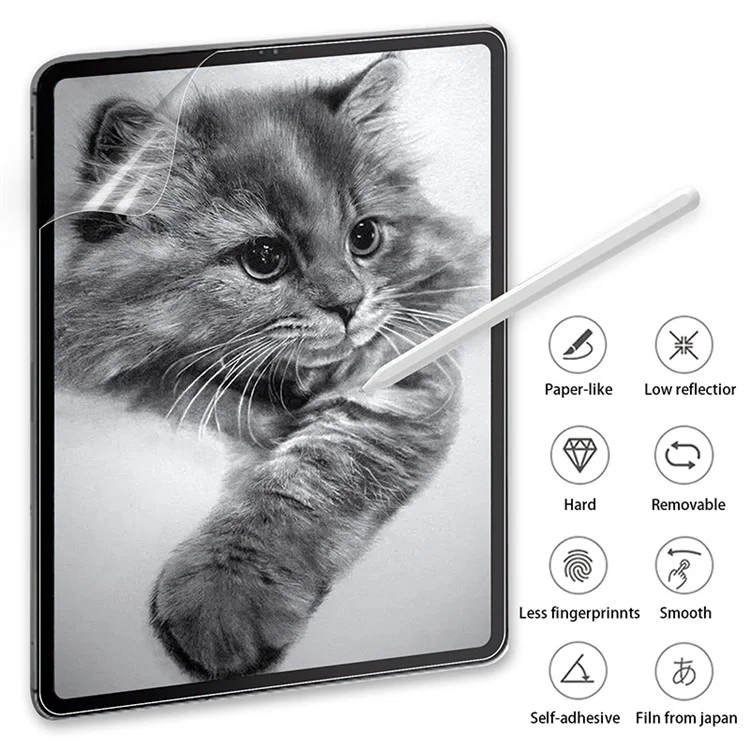 Paper-like Screen Protector for Oppo Pad 2 ,  Matte PET Full Cover Paperfeel Tablet Film