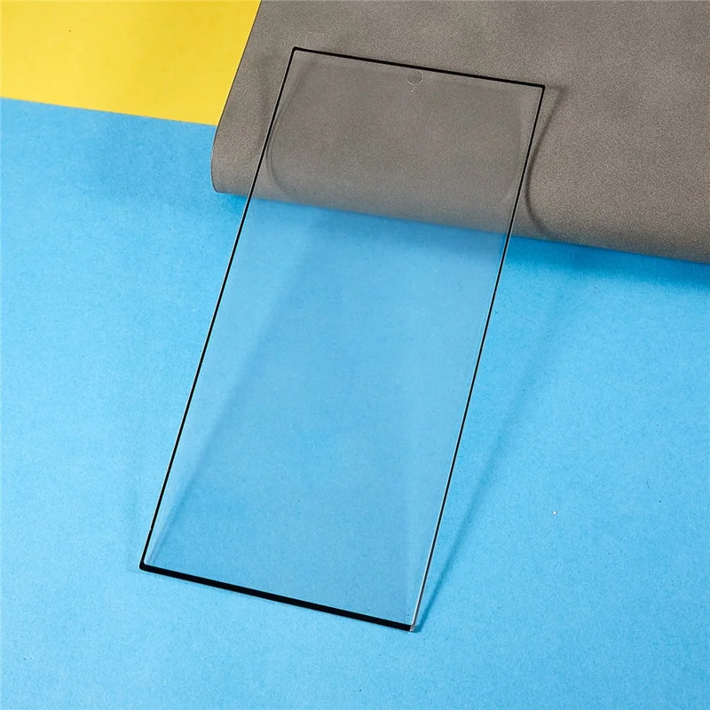 For Samsung Galaxy S22 Ultra 5G Tempered Glass Screen Protector 3D Full Cover Side Glue Shatterproof Film (Support Fingerprint Unlock)