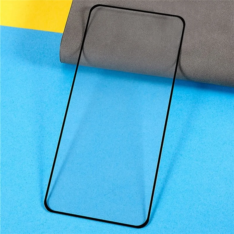 For Xiaomi Poco F5 5G / Redmi Note 12 Turbo Tempered Glass Screen Protector Black Edge Silk Printing Full Glue Film