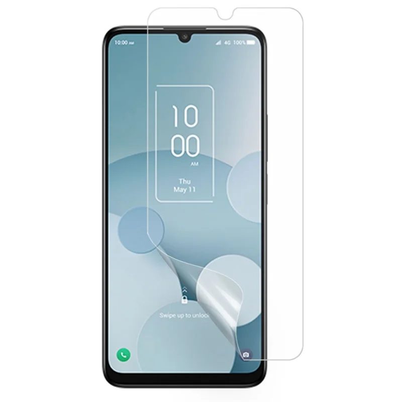 For TCL 40 XL Dustproof Cell Phone Screen Protector Super Clear PET Protective Film