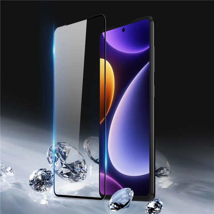 DUX DUCIS Screen Protector per Xiaomi Poco F5 5G / Redmi Note 12 Turbo, Medium Alumina Glass Clear Film (9D)