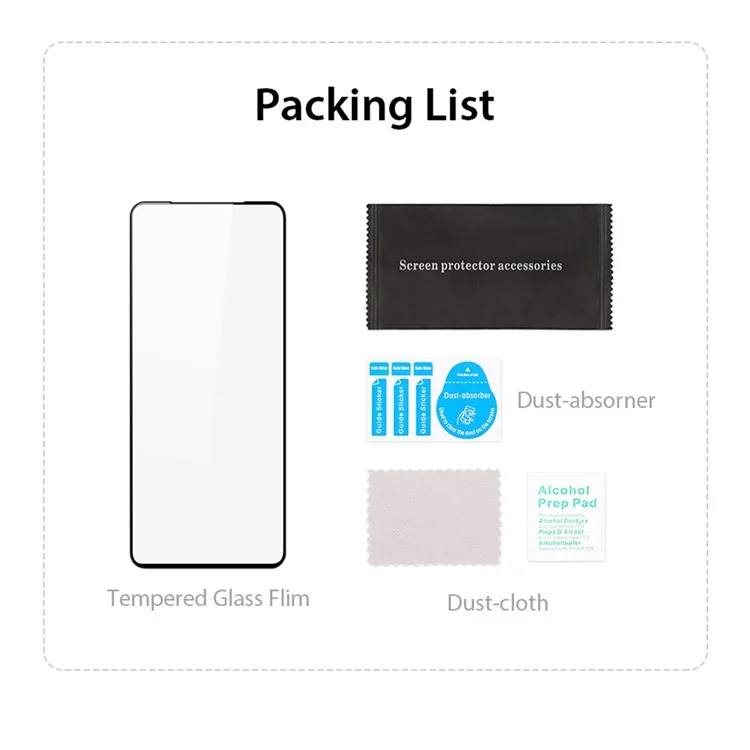 DUX DUCIS Screen Protector per Xiaomi Poco F5 5G / Redmi Note 12 Turbo, Medium Alumina Glass Clear Film (9D)