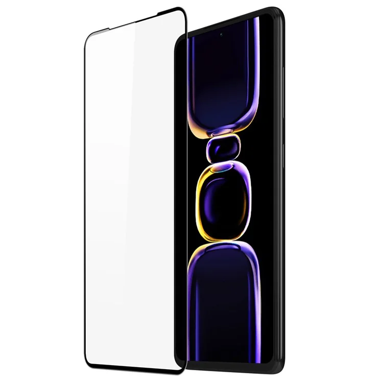 DUX DUCIS 0,33 mm Protetor de tela para Xiaomi Poco F5 Pro 5G / Redmi K60 5G / K60 Pro 5G, Filme de vidro médio transparente de alumina (9D) 