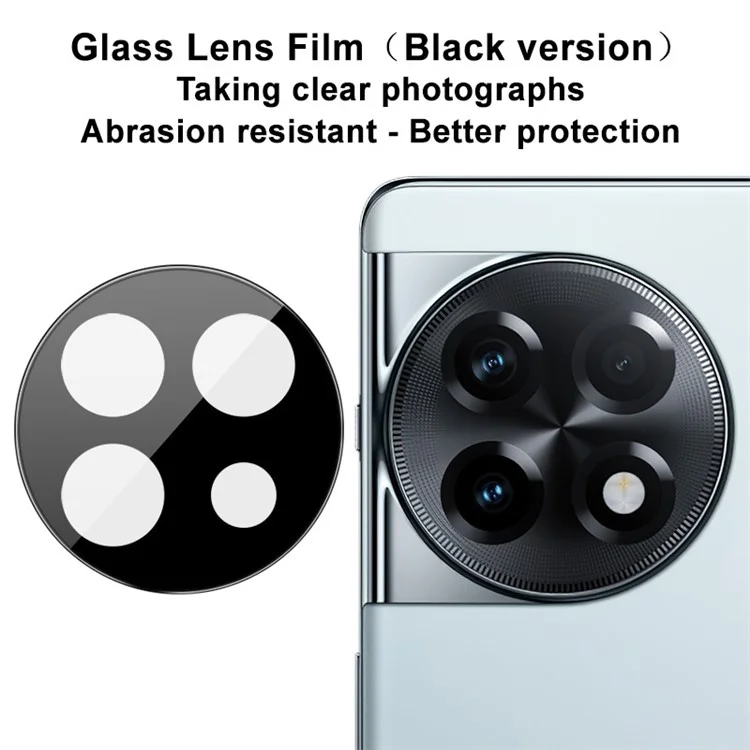 IMAK Lens Film for OnePlus Ace 2 5G / 11R 5G Tempered Glass Camera Lens Protector (Black Version)