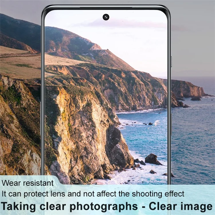 IMAK Lens Film for OnePlus Ace 2 5G / 11R 5G Tempered Glass Camera Lens Protector (Black Version)