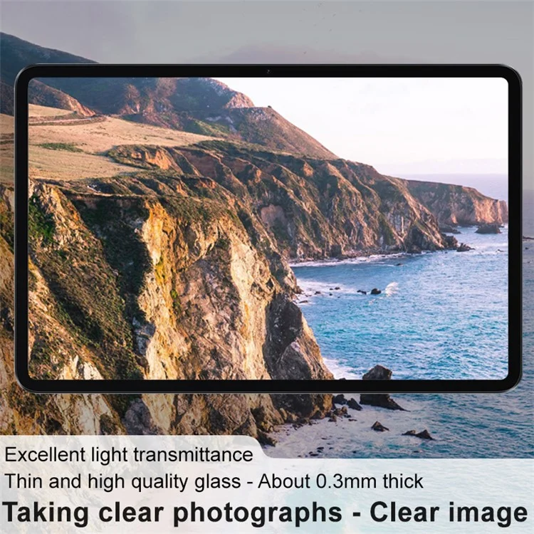 IMAK 2 unidades / Juego para Xiaomi Pad 6 / 6 Pro HD Protector de lente de tableta Película de vidrio templado para lente de cámara