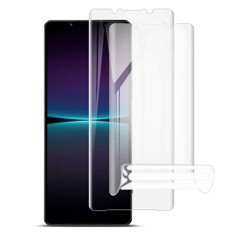 IMAK 2Pcs / Set Hydrogel Film III Protector de pantalla para Sony Xperia 1 V, película de TPU suave y transparente