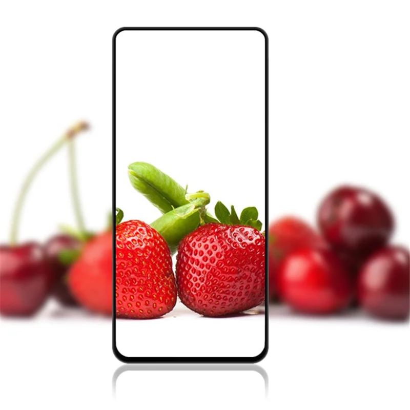 AMORUS 2Pcs Para Xiaomi Poco F5 5G / Redmi Note 12 Turbo Protector de Pantalla de Vidrio Templado con Impresión de Seda - Negro