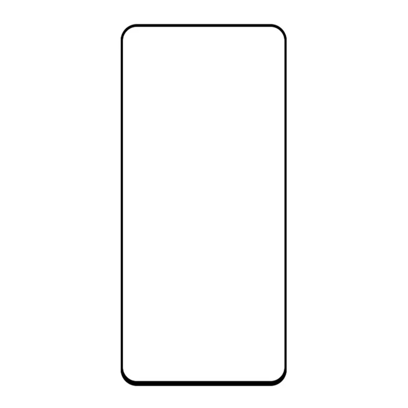 RURIHAI Black Edge Bildschirmschutz für Xiaomi Poco F5 Pro 5G / Redmi K60 5G / K60 Pro 5G, 2,5D Sekundäre Härtung Hochaluminium-Siliziumglas-Folie