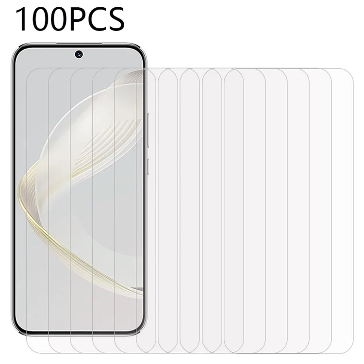Achat groupé 100 pièces pour Huawei nova 11 / nova 12s 4G / nova 12 Lite 4G Film en verre trempé ultra clair résistant aux abrasions Protecteur d'écran de téléphone