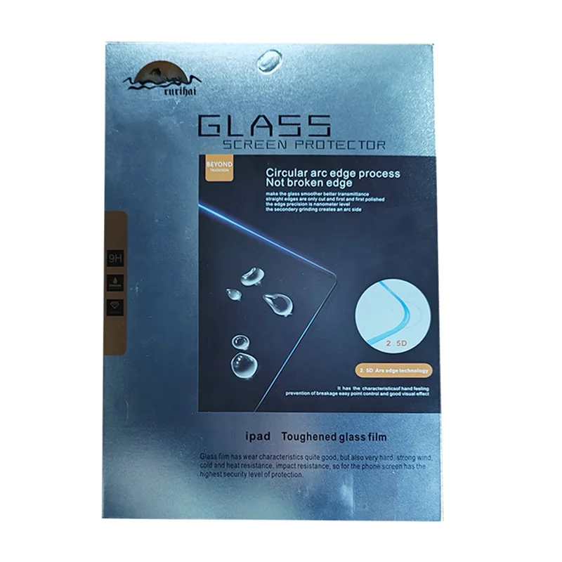 RURIHAI 2.5D Arc Edge Screen Protector for Lenovo Tab M9 TB-310FU 0.18mm High Aluminium-silicon Glass HD Clear Film