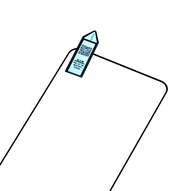 RURIHAI Bildschirmschutz für vivo Y78 5G, 2,5D 0,26 mm Sekundäres Härtungsaluminium-Silizium-Glas, Vollklebe-Schutzfolie