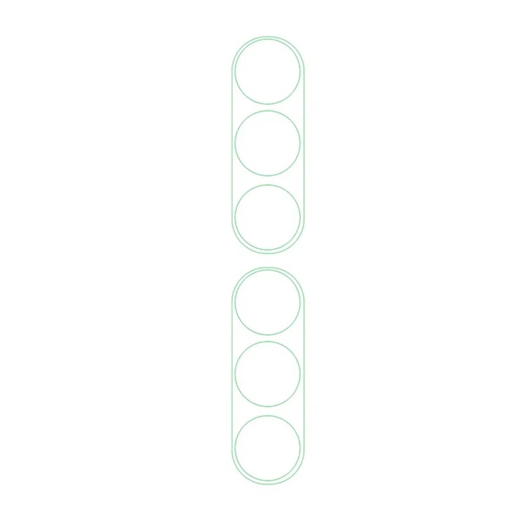 2Pcs Protetor de Lente de Câmera de Vidro Temperado para Samsung Galaxy Z Fold5 5G, Película Protetora de Lente Traseira do Telefone 3D Arc Edge HD Clear