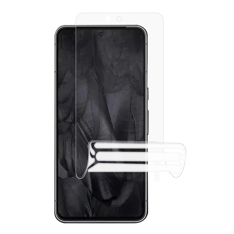 Full Coverage Phone Screen Protector for Google Pixel 8 , Anti-Fingerprint Ultra Clear Soft Hydrogel TPU Film