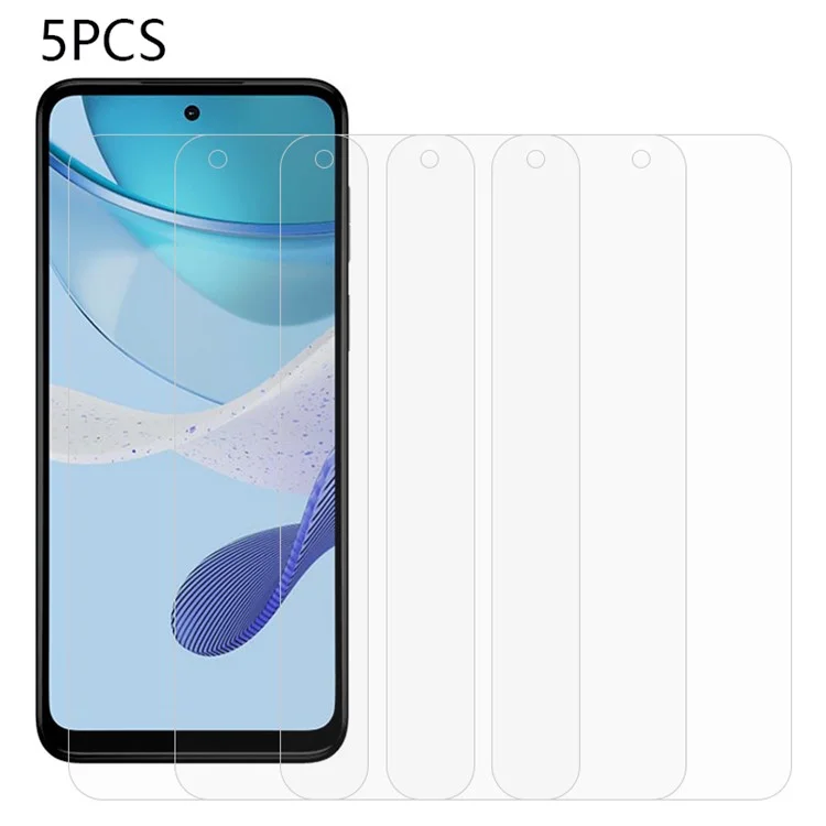 5Pcs / Set For Motorola Moto G 5G (2023) 0.3mm Screen Protector 2.5D Arc Edge Tempered Glass Anti-explosion Film