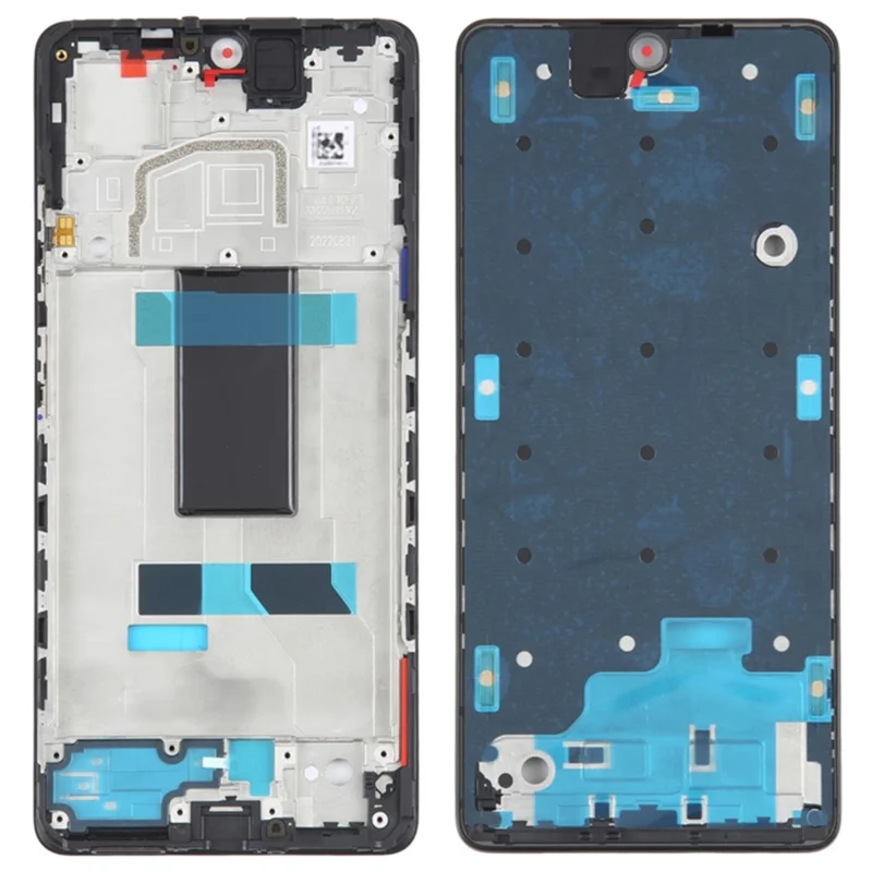 For Xiaomi Redmi Note 12 Pro 5G / Poco X5 Pro 5G Middle Plate Frame Repair Part (A-Side) (without Logo)