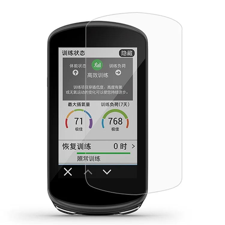 Protezione schermo PET per Garmin Edge 1030 Plus Cycling Computer Ultra Clear Pellicola protettiva dello schermo