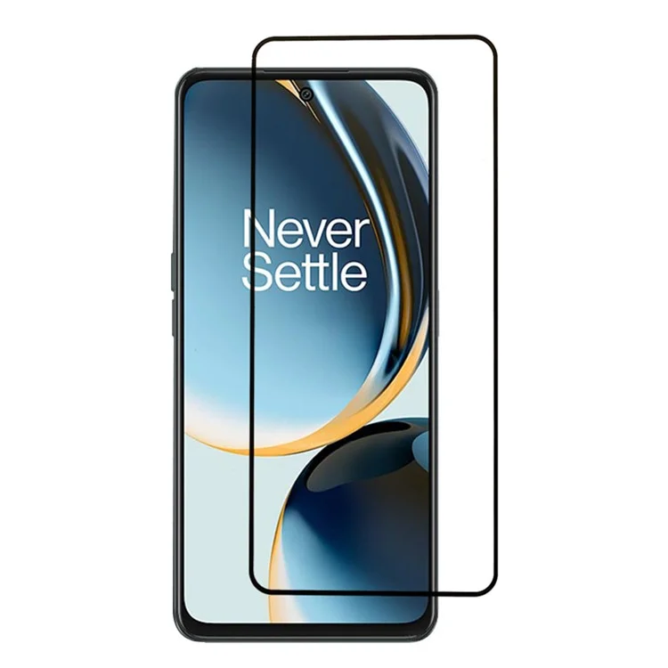 Per OnePlus Nord N30 5G / CE 3 Lite 5G Silk Printing Full Screen Protector Full Glue Anti-explosion Phone Tempered Glass Film