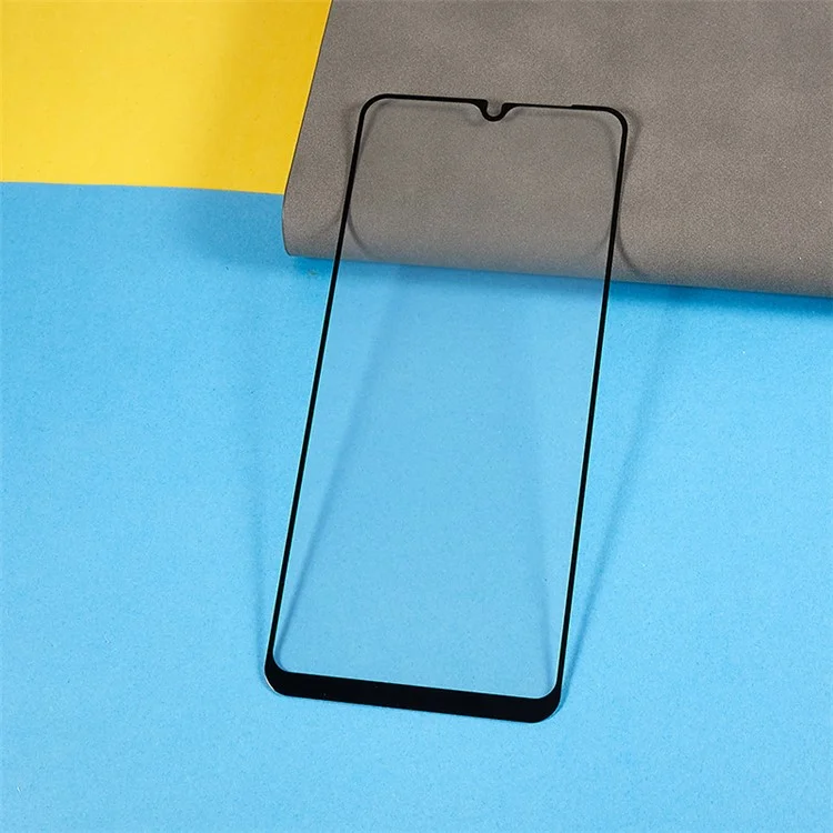 Para Xiaomi Poco C51 4G Silk Printing Full Glue Full Screen Protector HD Clear Tempered Glass Phone Film