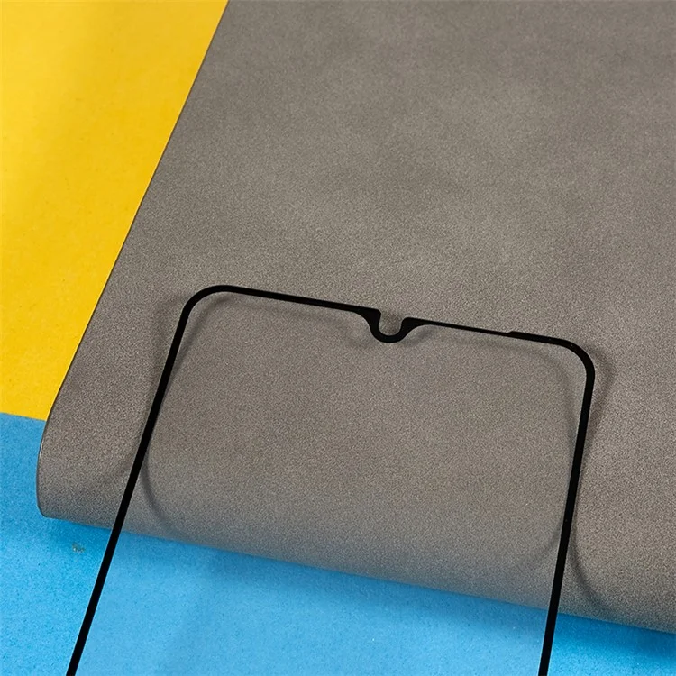 Para Xiaomi Poco C51 4G Silk Printing Full Glue Full Screen Protector HD Clear Tempered Glass Phone Film