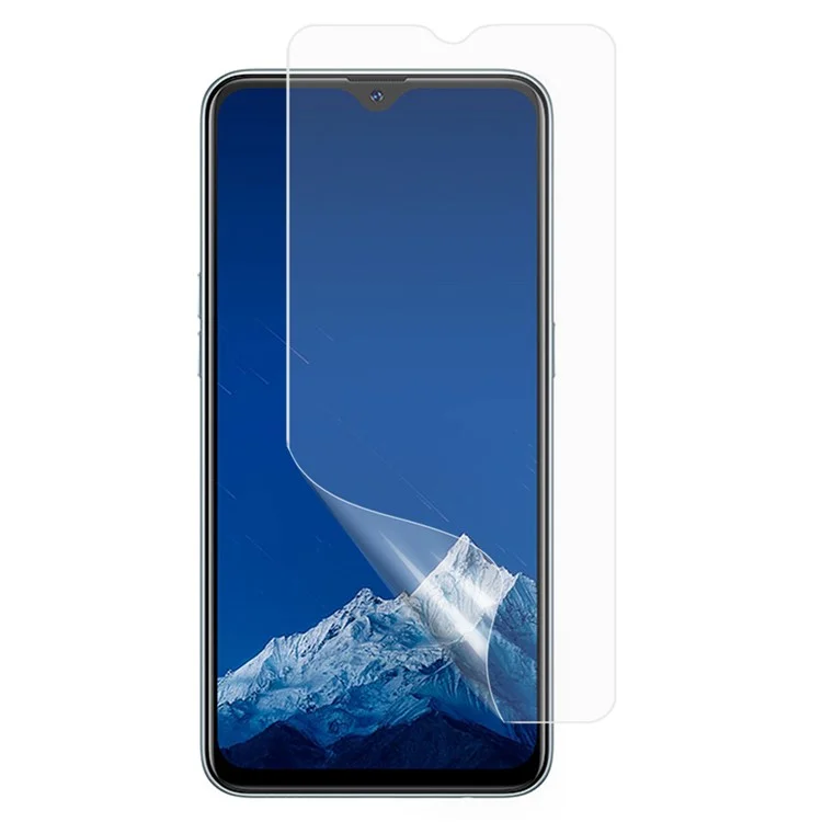 Für Oppo A11k High Transparency Phone Screen Protector Soft PET Scratc-Resistant Clear Screen Film