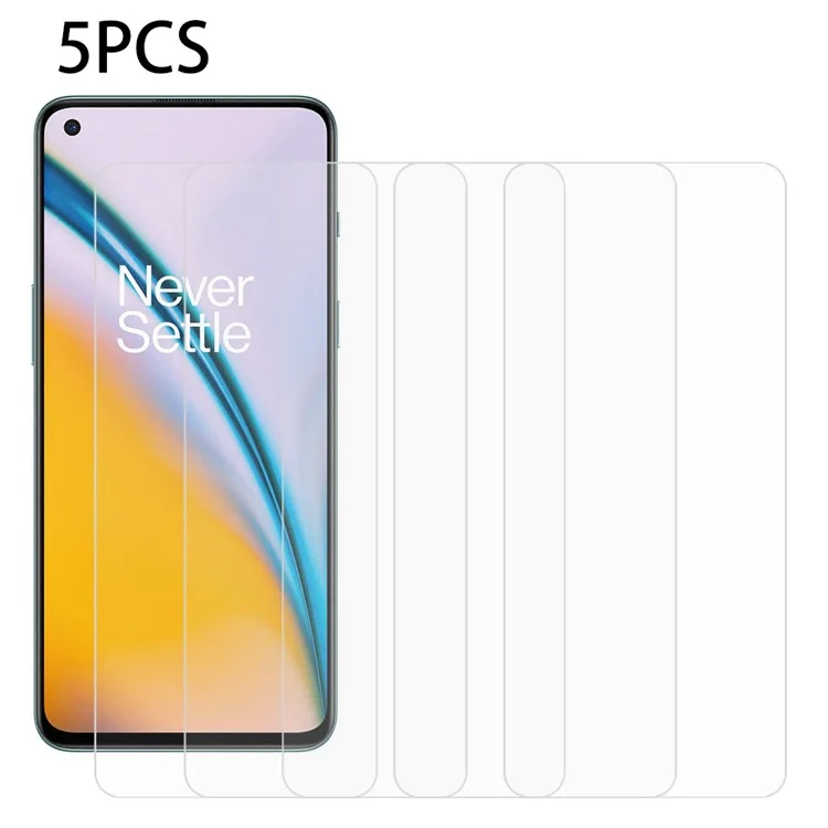 5PCS For OnePlus Nord 3 5G / Ace 2V Dustproof 2.5D 0.3mm Screen Film HD Clear Tempered Glass Screen Protector