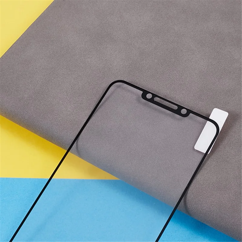 Для Huawei nova Y91 4G Silk Printing Screen Protector HD Clarity Full Cover Full Glue Tempered Glass Film