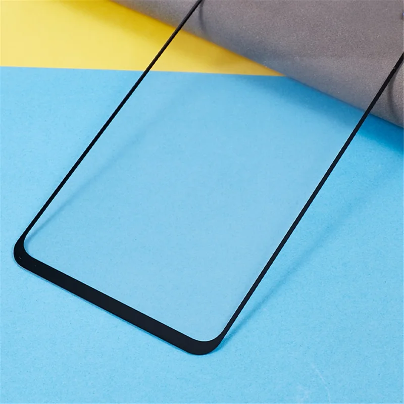 Для Huawei nova Y91 4G Silk Printing Screen Protector HD Clarity Full Cover Full Glue Tempered Glass Film