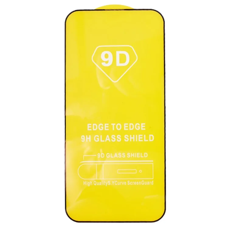 Für iPhone 15 Plus Touch Sensitive Bildschirmschutz 9D Seitenklebstoff Fullcover-Schutzfolie aus gehärtetem Glas