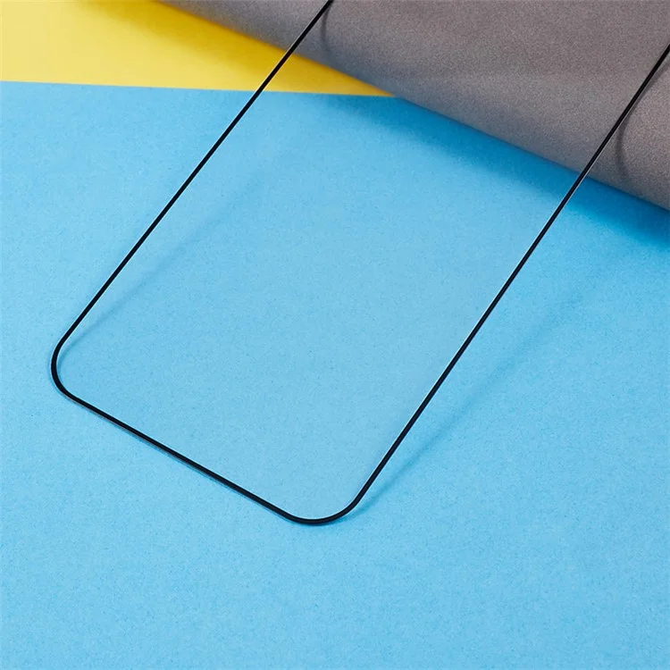 Für iPhone 15 Plus Touch Sensitive Bildschirmschutz 9D Seitenklebstoff Fullcover-Schutzfolie aus gehärtetem Glas