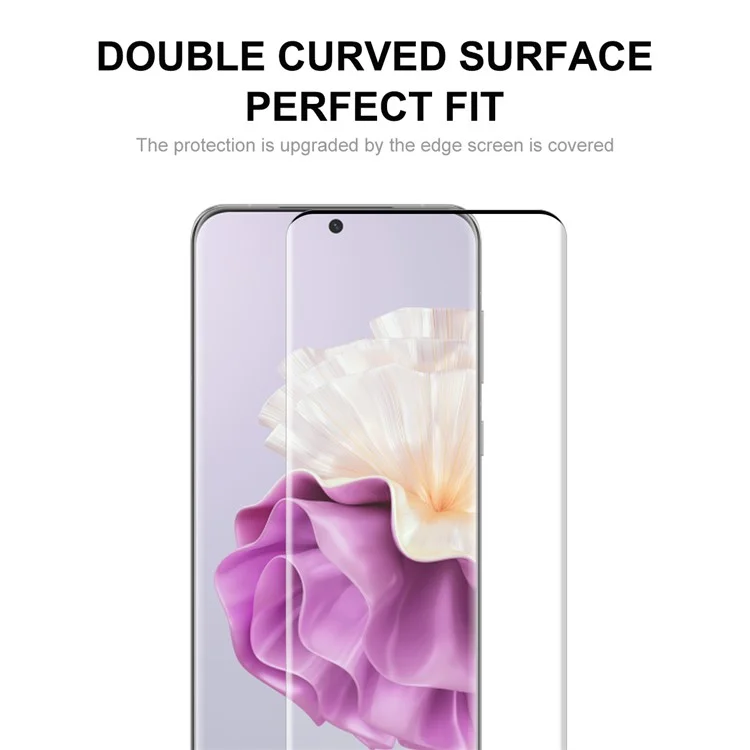 ENKAY HAT PRINCE 5PCS для Huawei P60 / P60 Pro / P60 Art Защитная пленка для экрана 3D Curved Tempered Glass Side Glue Full Cover Film