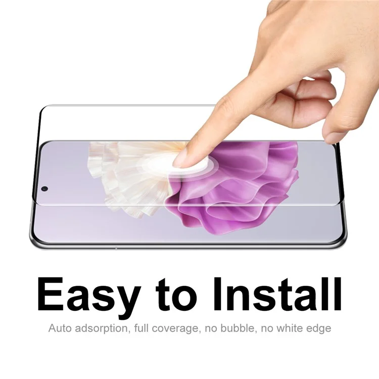 ENKAY HAT PRINCE 5PCS для Huawei P60 / P60 Pro / P60 Art Защитная пленка для экрана 3D Curved Tempered Glass Side Glue Full Cover Film