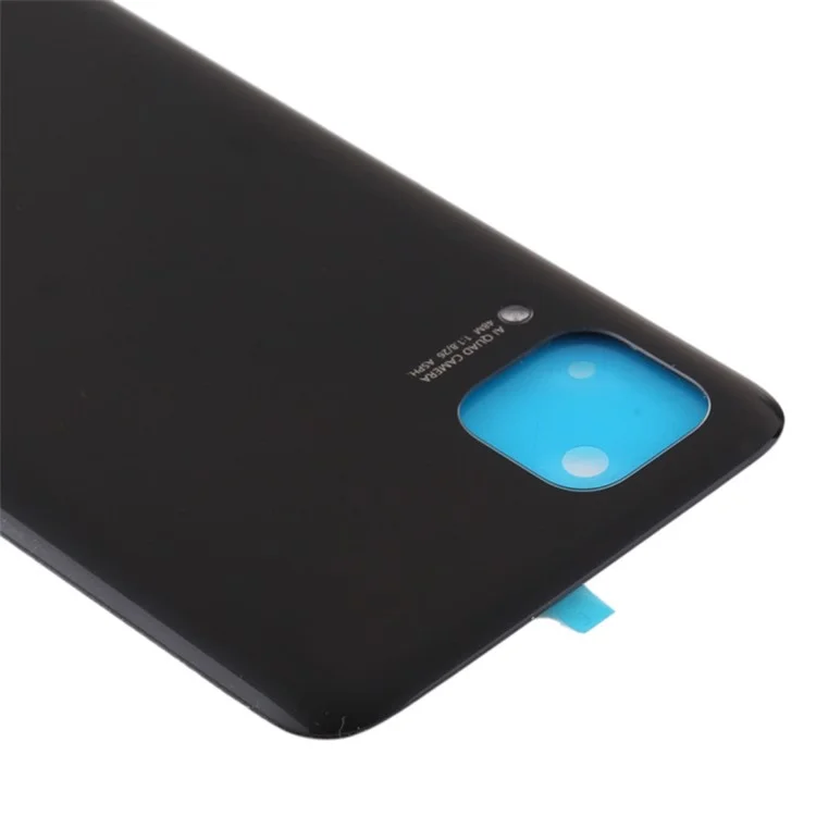 Для аккумуляторного отсека Huawei P40 lite 4G с клейкой наклейкой и крышкой объектива камеры - черный