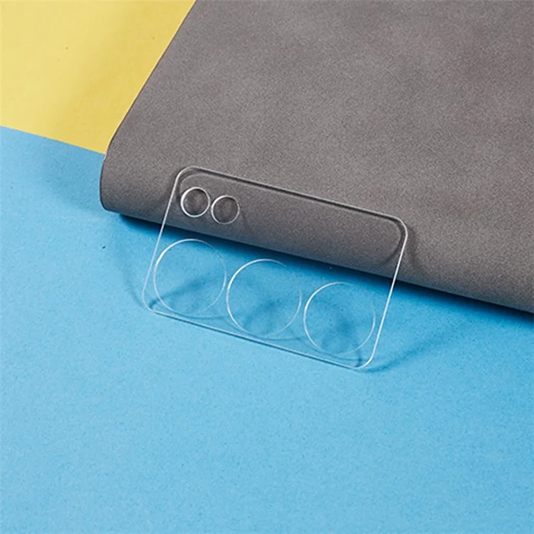 2Pcs Para vivo S17 Pro 5G Protetor de Lente de Câmera Borda de Arco 3D Anti-Arranhões Filme de Vidro Temperado de Lente de Telefone