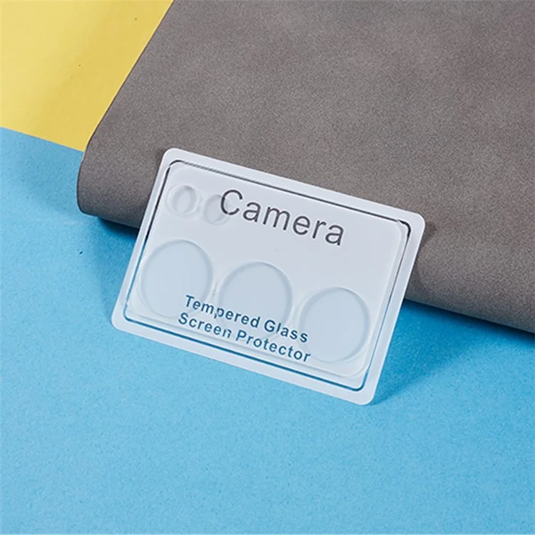 2Pcs Para vivo S17 Pro 5G Protetor de Lente de Câmera Borda de Arco 3D Anti-Arranhões Filme de Vidro Temperado de Lente de Telefone
